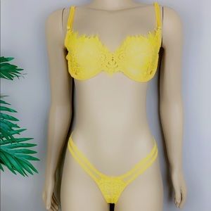 Yellow lingerie